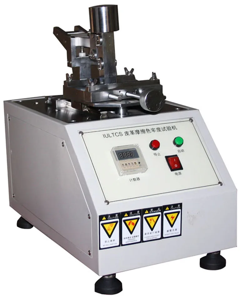 Color Fastness Rub Tester Textile Leather Testing Equipment shoe and testing machine for colour fastness to rubbing of leather