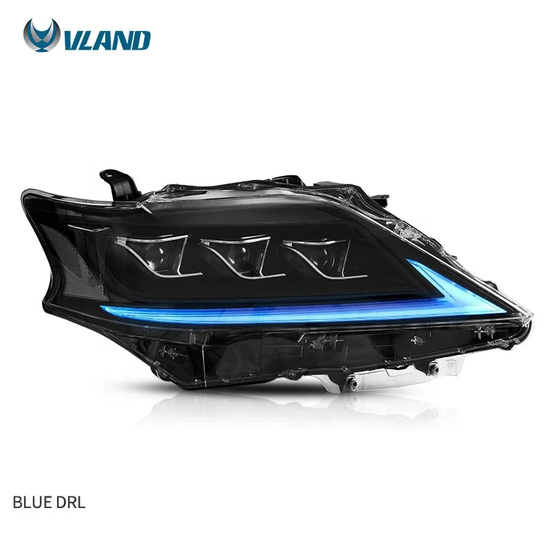 Vland Manufacturer Factory Ful LED Start up Animation Blue to White Headlights 2012-2014 For Lexus RX 270 300 350 Car Front Lamp
