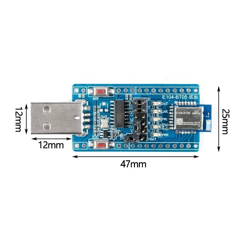 E104-BT05-TB BLE4.2 module USB to TTL serial port transparent transmission development board 2.4GHz test