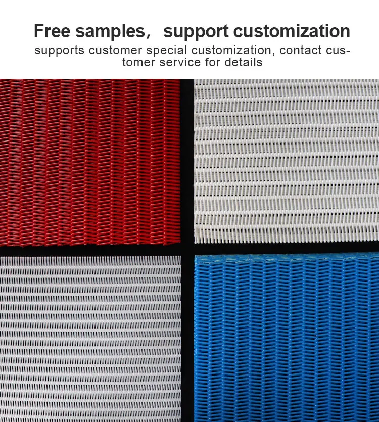 Factory polyester spiral linear wire screen conveyor yarn conveyors pet woven mesh belt 