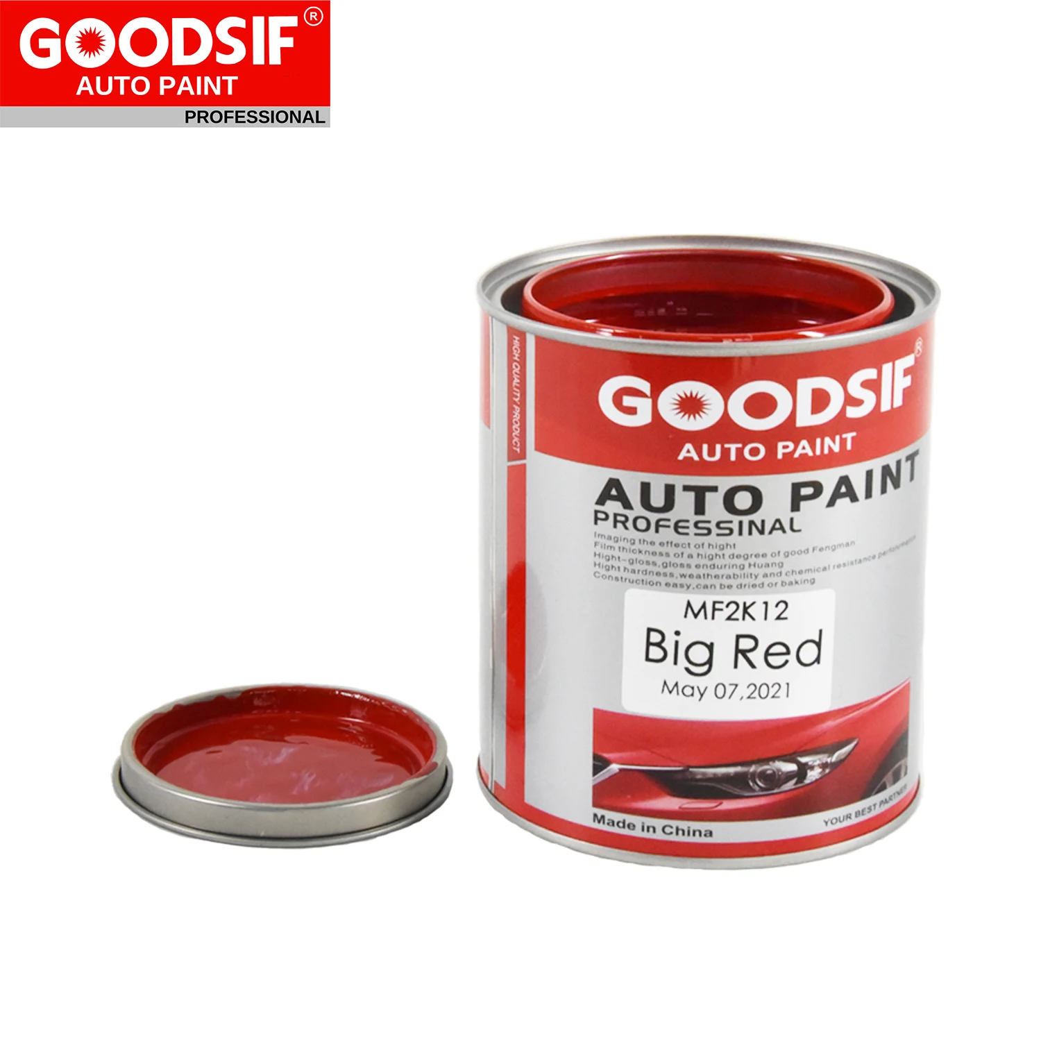 Good coverage auto paint 2k solid color paint for car repair
