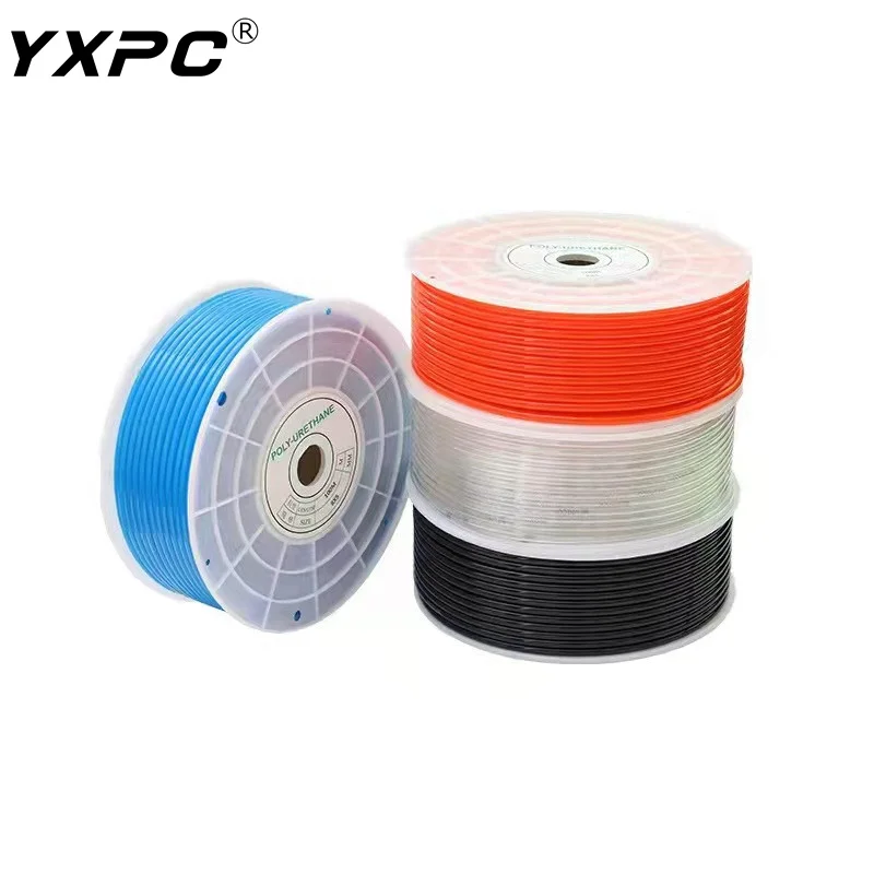 4x2.5 6x10 PU Various Color pneumatic tube air hose fitting high pressure air line tubing flexible polyurethane air hose
