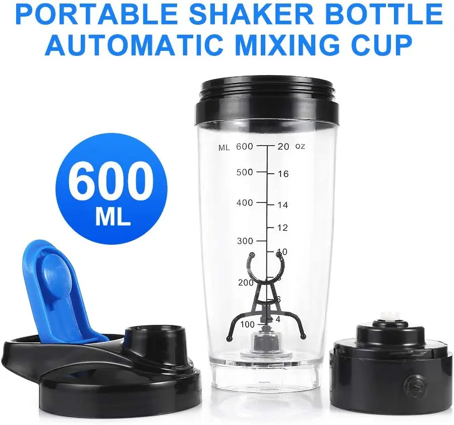 2023 Automatic Self Stirring Electric Protein Shaker bottle 650ml GYM Bottles Cup portable milk Powdered Shaker mixer