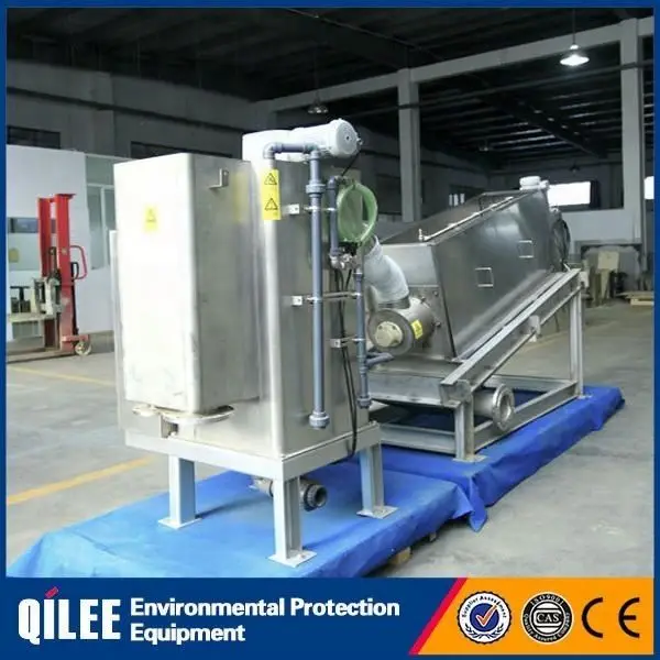Effluent /Sludge Treatment Automatic Sludge Dewatering Screw Filter Press