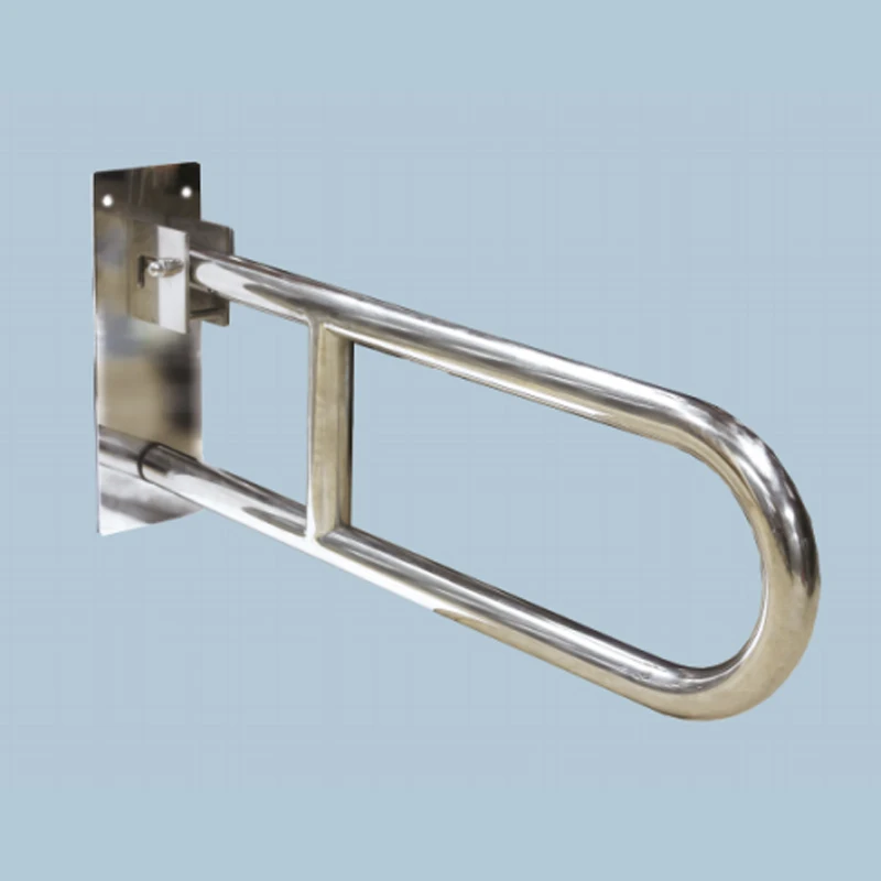 Stainless steel foldable grab bar Toilet handle 60CM folding handrail
