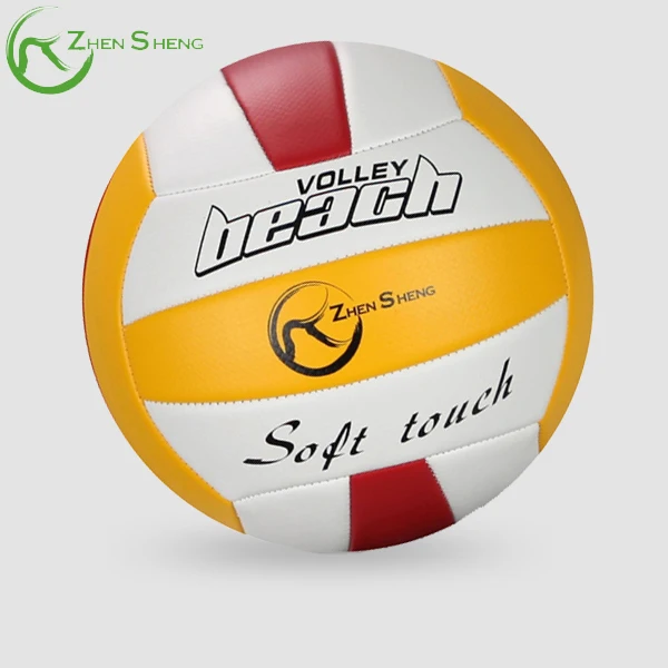 Zhensheng Promotional season sales exercise Colorful machine stitched Volleyball Ball Beach ball