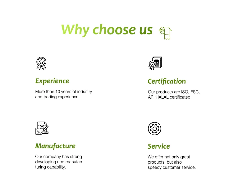 Factory Sale Various Multifold Bamboo Kitchen Tissue Paper Hand Towel