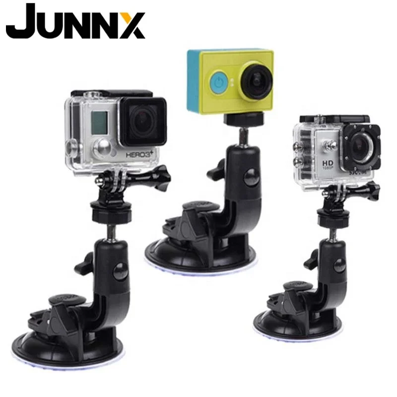 Junnx Universal 9CM Multi-Purpose Suction Cup Car camera Holder Adapter Mount with Screw for DJI Gopro Hero 10 9 8 7 6 5 4