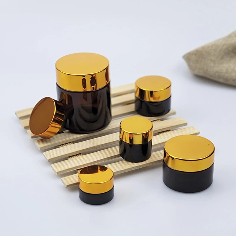 China Glass Manufacture OEM Wholesale Eye Face Cream Skin Care Packing Bottle ES90 Glass Jar Cosmetic