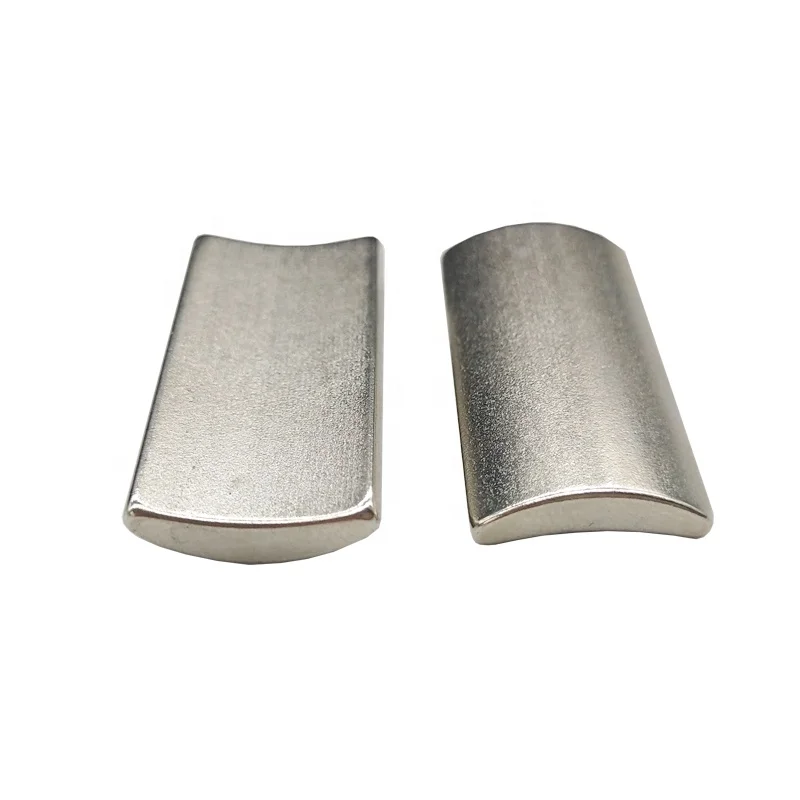 Customized Arc Magnet N52 Neodymium Sector Tile Magnet Segment Shape NdFeB Magnet for Motor