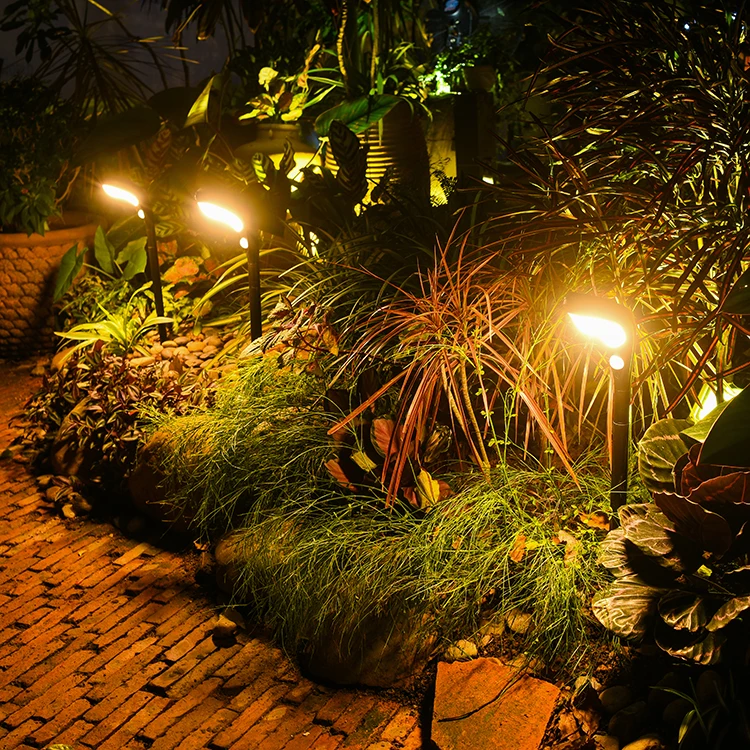 
Warm light LED Outdoor Disk Lawn Lamps Solar Garden Lights Waterproof 