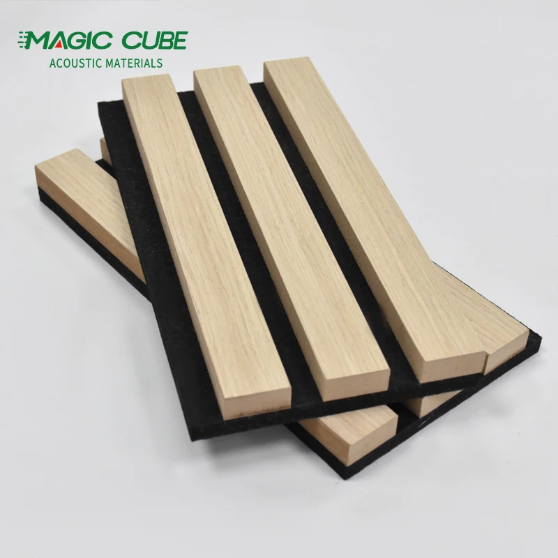 Sound Fluted Sound-Absorbing Absorbing Polyester Room Polyester Fiber Customized Soundproof slat sound proof acoustic panels