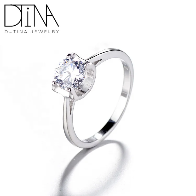Fashion Jewelry 925 Silver Ring Lady Wedding Ring Diamond Ring