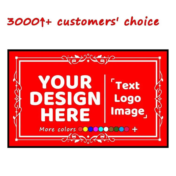 Logo Custom Entrance Doormats Rubber Outdoor Floor Foot Mats Nylon Printed Personal Design Rug Logo Door Mat Indoor For Home