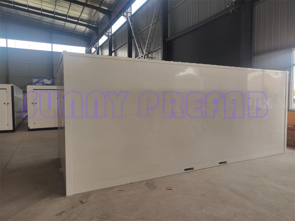 collapsible rolling up doors prefab assemble stackable  mobile container self storage portable storage foldable container