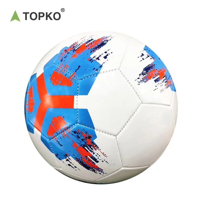TOPKO Outdoor Soccer Ball Teen And Adult Use PVC PU Soccer Football Ball