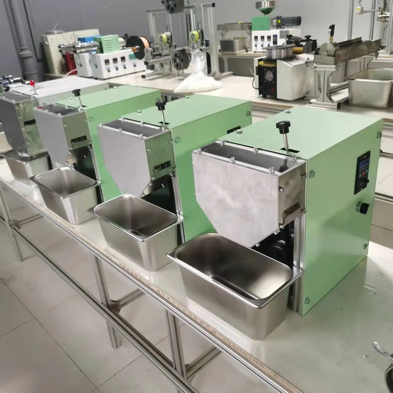 SJ35 lab mini single screw plastic granulating production line extruder plastic recycling pelletizing machine Plastic Extruder M