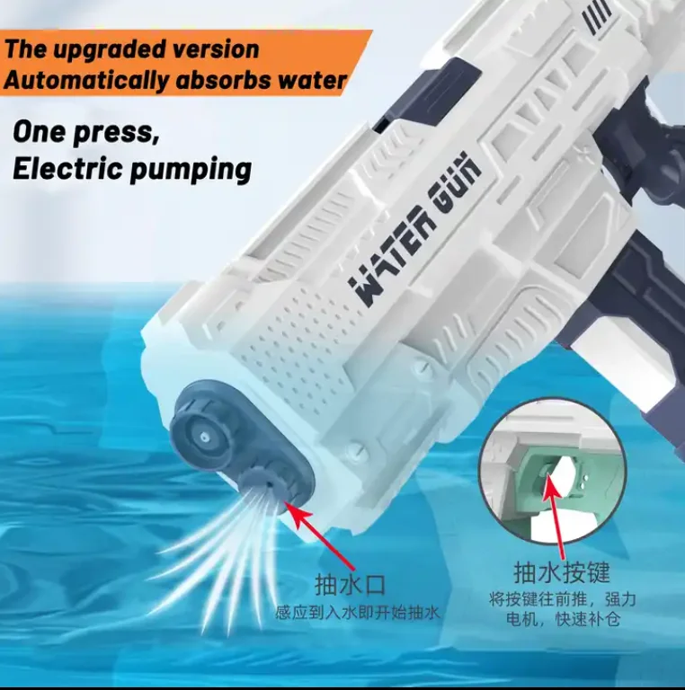 2023 Gun Water Electric Product Summer Gift Electric Water Guns For Kids  powerful high pressure water guns