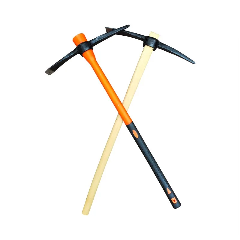 Railway Steel Farm Tools Pickaxe Double Heads Multi-Functional Pickaxe For Digging Coal Mine