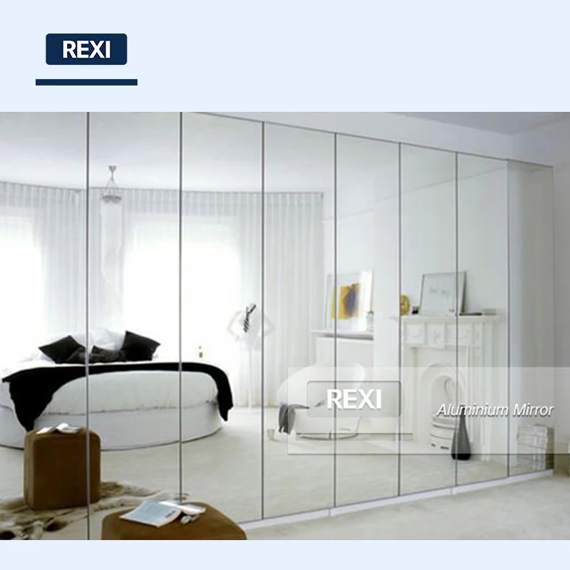 China Manufacturer 1mm-6mm Silver and Aluminum Mirror Glass with Factory Supplier Wholesale Price