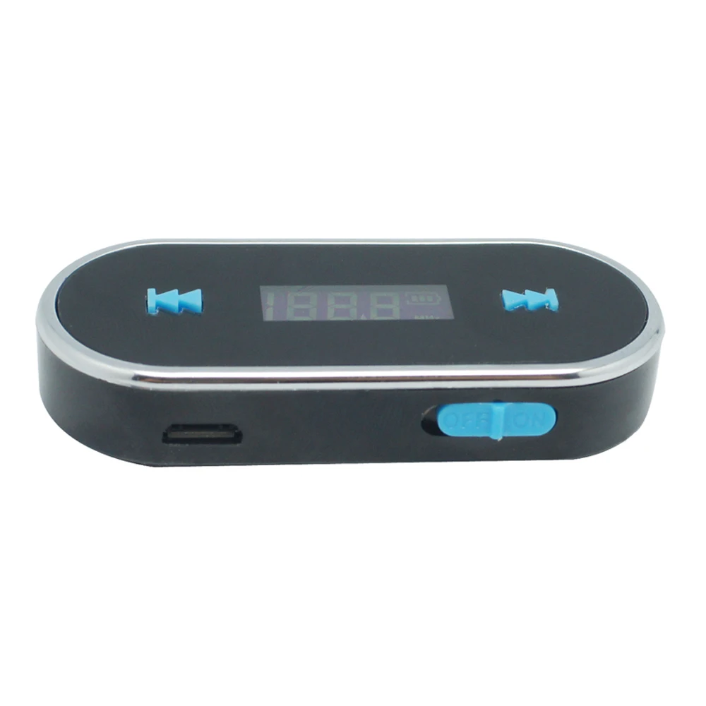 GXYKIT F2 Portable 3.5mm Aux Micro USB Car FM Transmitter for Mobile Phone