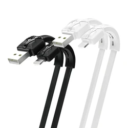 MOXOM Mobile Phone Flat Data Sync Quick Charge USB Charging Cable For iPhone X 8 7 iPad