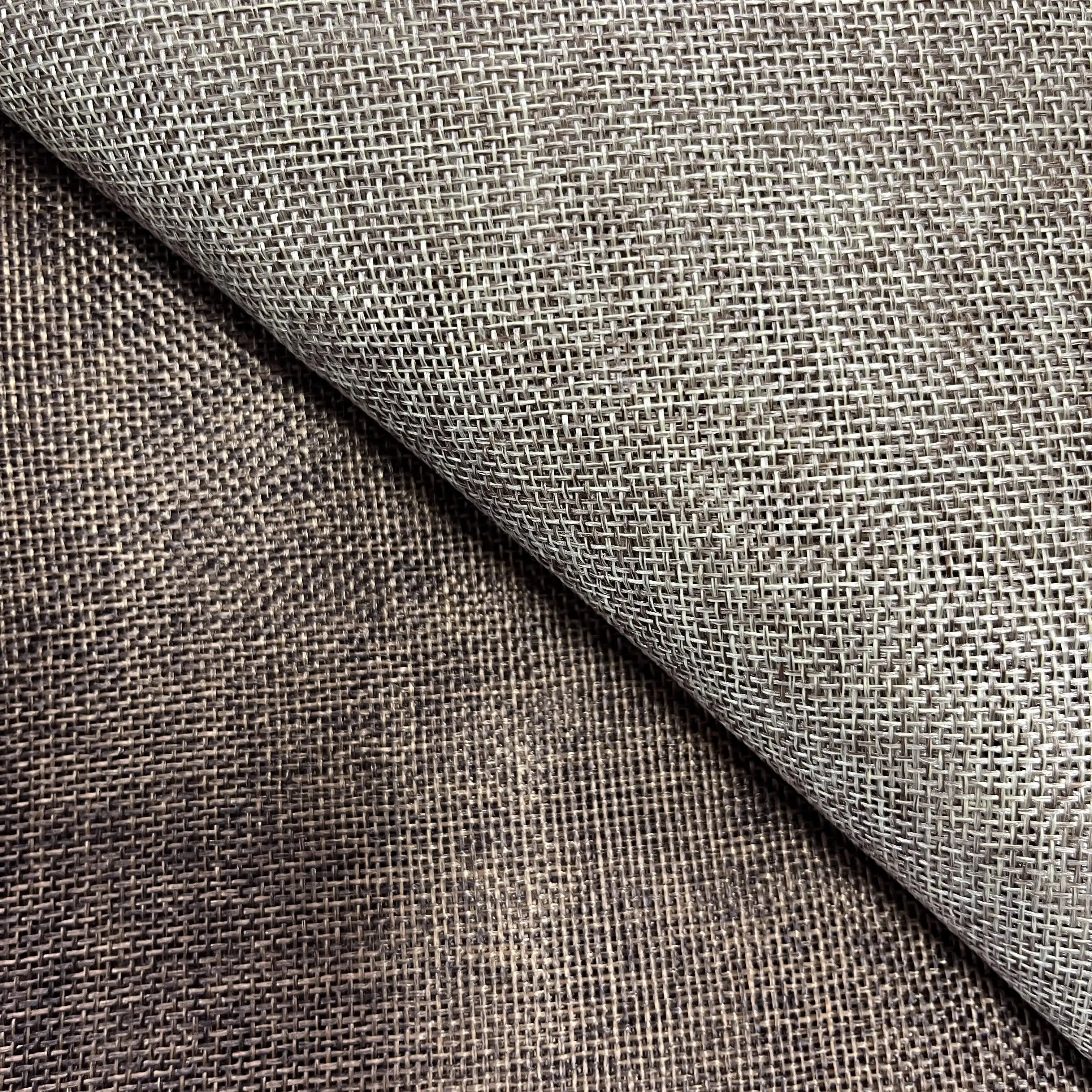 Hot Sale Poly Linen Look Voile Leda Fabric Free Sample sheer fabric High Quality curtain fabric for living room