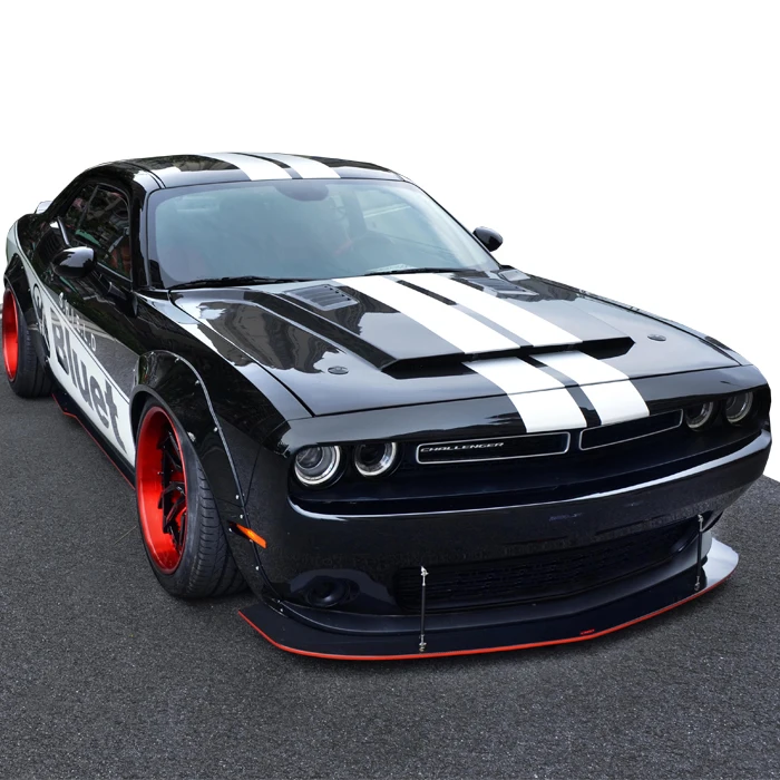 Широкоугольный комплект для Dodge Challenger Автомобильные Брызговики диффузор губ спойлер
