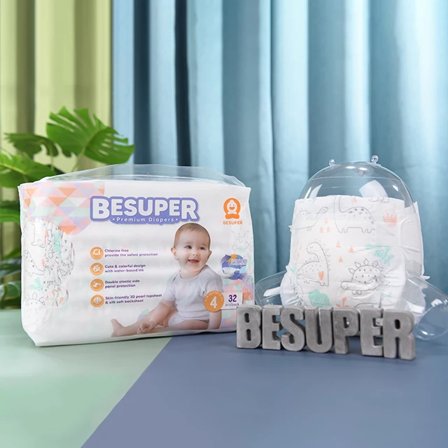 100% Cotton printed useful healthy diaper baby care product