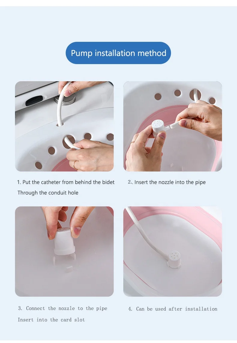 Hip Bath Basin Postpartum Sitting Basin Pregnant Women Bidet Squatting Hemorrhoids Patients Postoperative Care Basin Bathroom