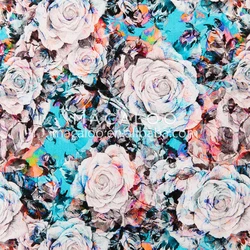 Low moq custom digital printing on mercerized cotton fabric