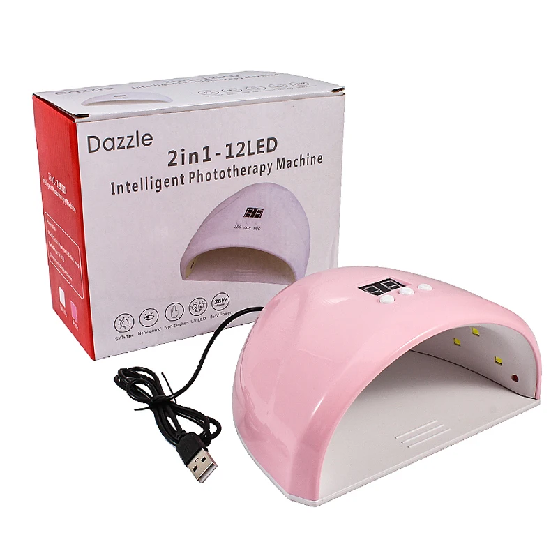 Mini Sun 1 Nail Dryer Cheap Price Professional Gel Acrylic Nails Curing White Pink UV LED Manicure Lamp for Salons Home