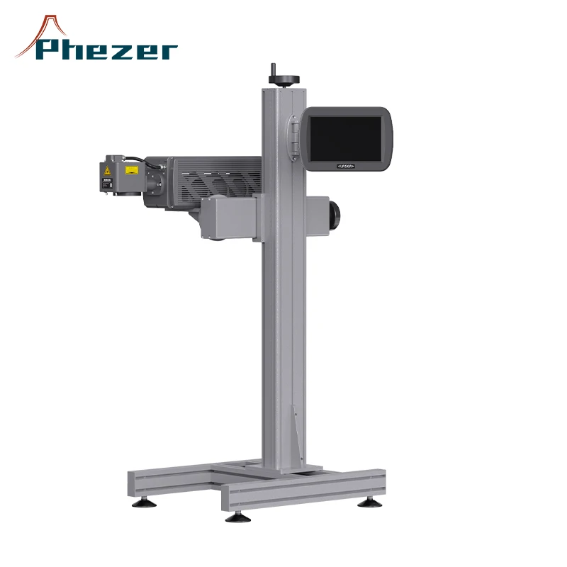 CO2 laser marking machine with Coherent Davi CRD Laser Brand for Leather Belts Pet Bottles