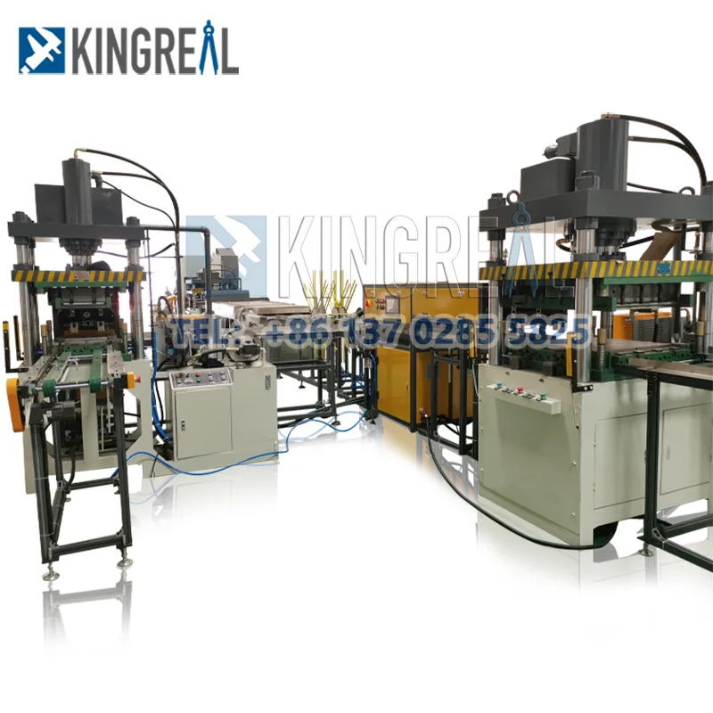 KINGREAL Full Automatic Metal Ceiling Tile Production Line 600*600MM Ceiling Tile Perforation Line Gypsum Board Production Line