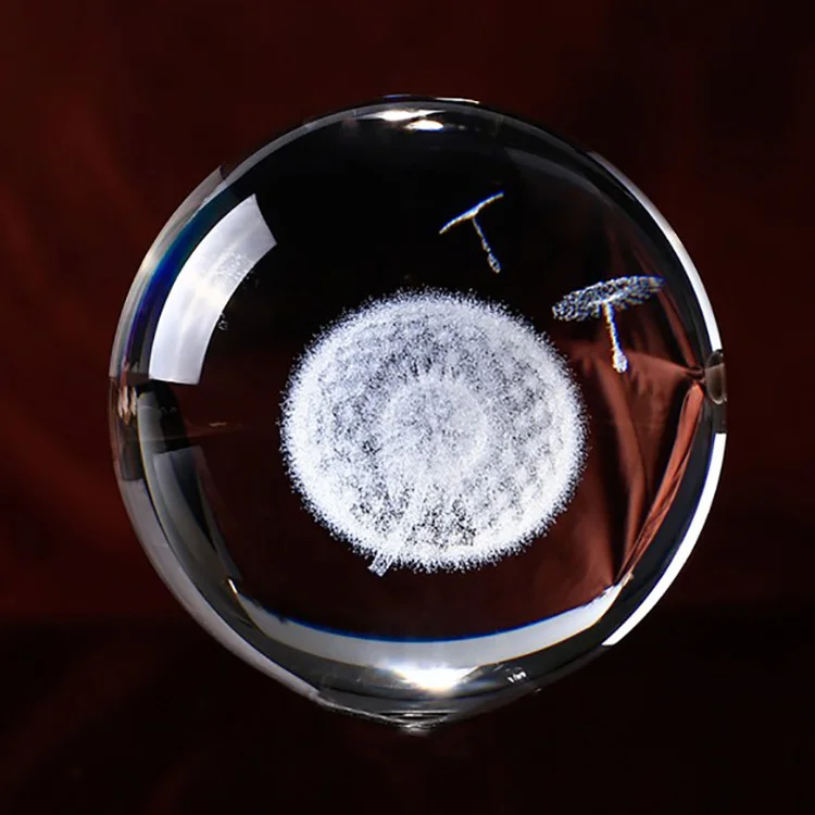 Custom logo Creative Christmas gifts glass snow crystal ball Poly resin cartoon animal ball