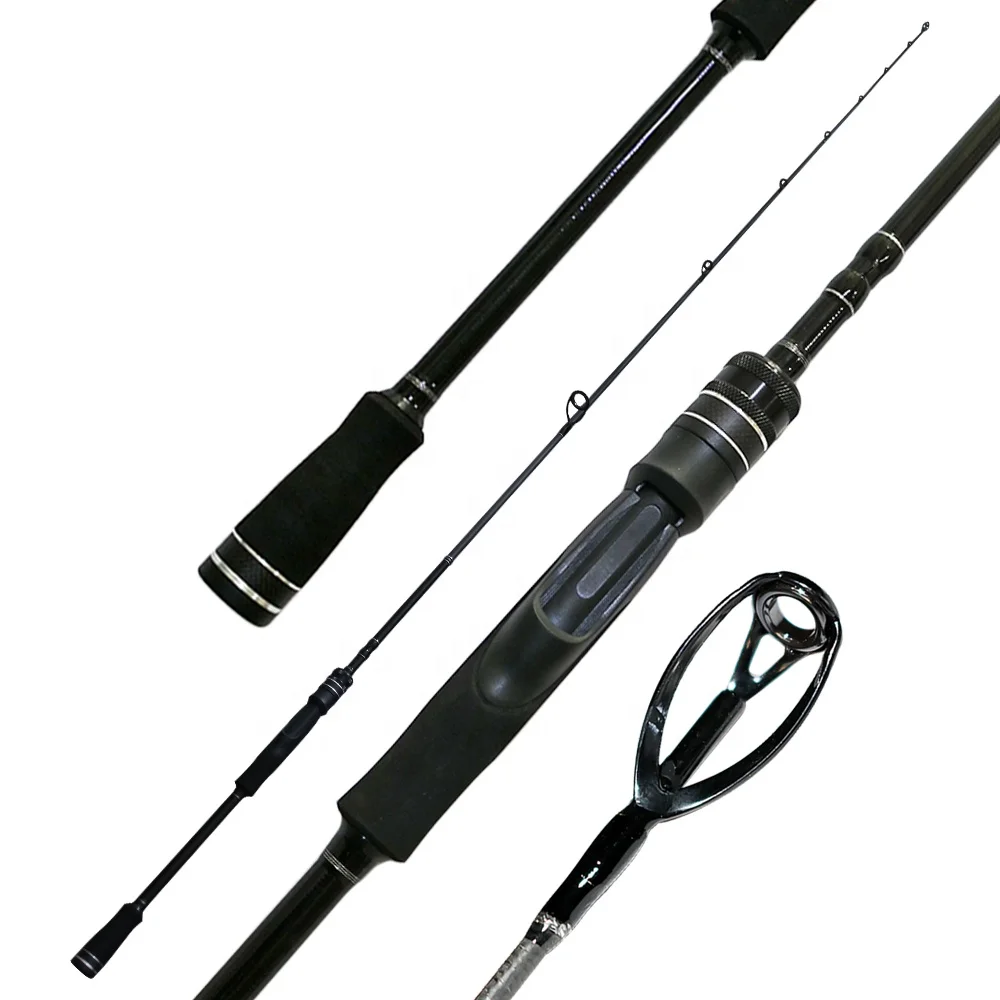 1 секция, ультралегкое спиннинговое удилище из чистого углеродного волокна, 15 кг, 6/3'