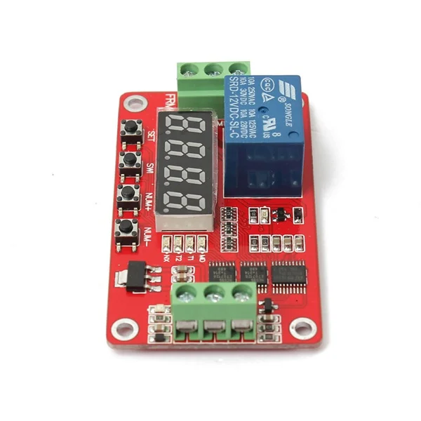 Newer Version 12V Multifunction Delay Time Module Multifunction Self-lock Relay