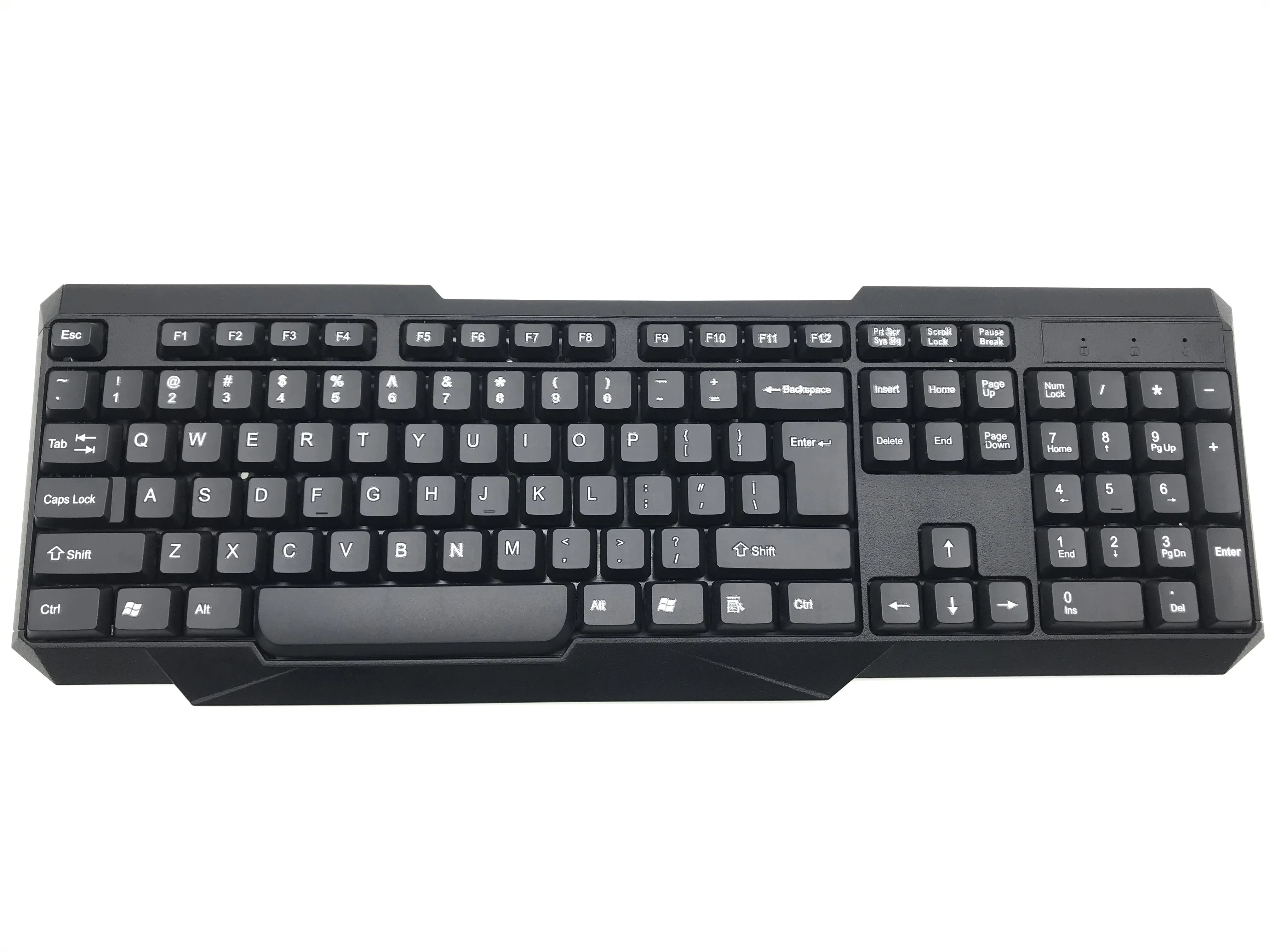  107 keys thai spanish russian arabic OEM layout 2.4G desktop computer wireless keyboard