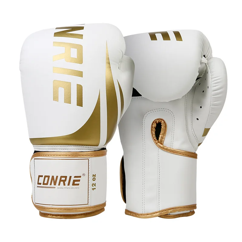 Adult  Anti Impact Training Competition PU FIne Work Deodorant Breathable Durable Material Protective Leather  Boxing Glove