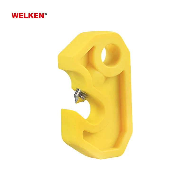 High quality and security Custom size Plastic Emergency Stop Lockout Large Universal Valve Lockout