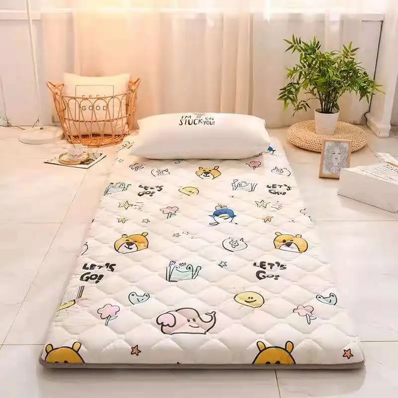 Thickened double bed mattress collapsed student dormitory foldable floor mat lunch break