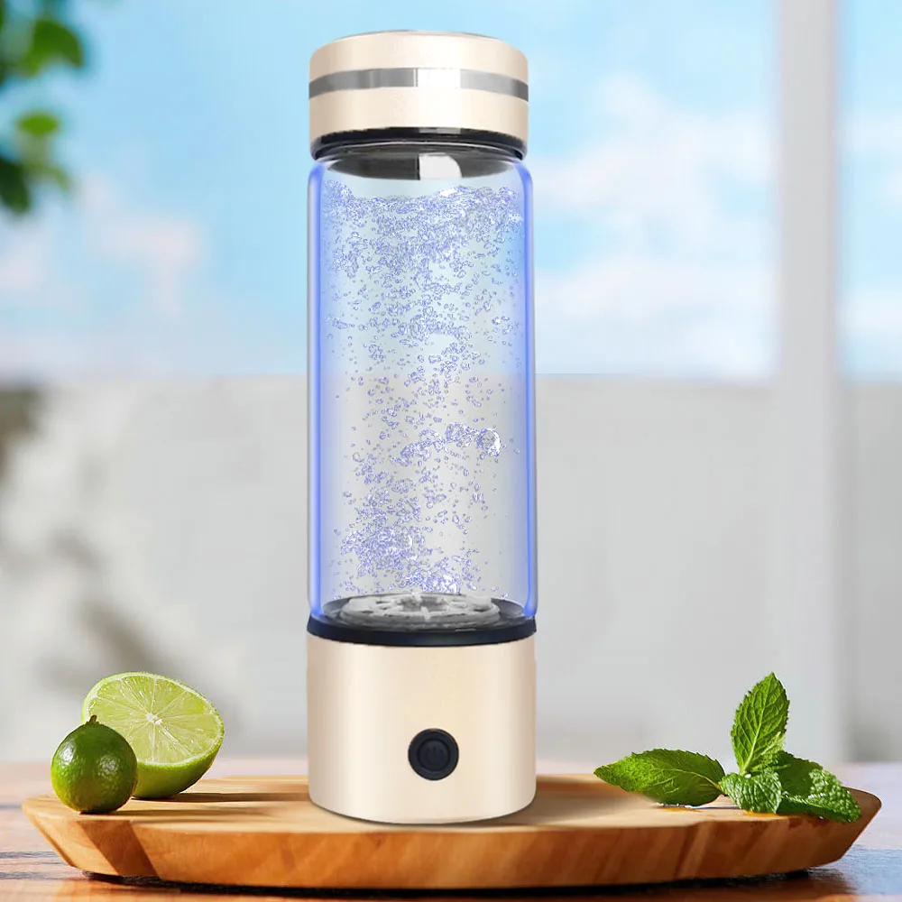 Portable Hydrogen Water Generator Water Bottle 330ML Fast Electrolysis High H2 Concentration Hydrogen Water Bottle Spe Pem