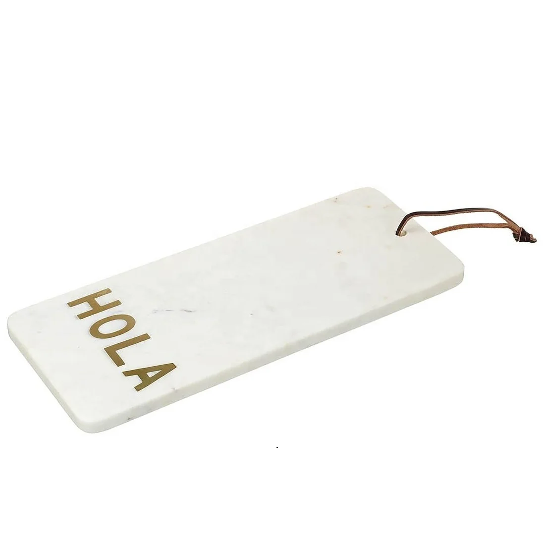 Custom Style Home Natural Marble Rectangle Cheese Board Dessert Serving Plate and Marble Cutting Board Feature Eco-Friendly