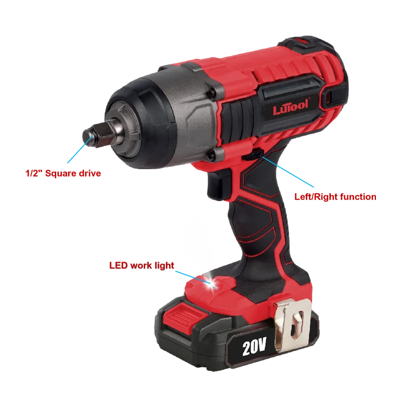 
LUTOOL G20 other power powerful Cordless battery impact electric torque Wrench tool machine combo kit 
