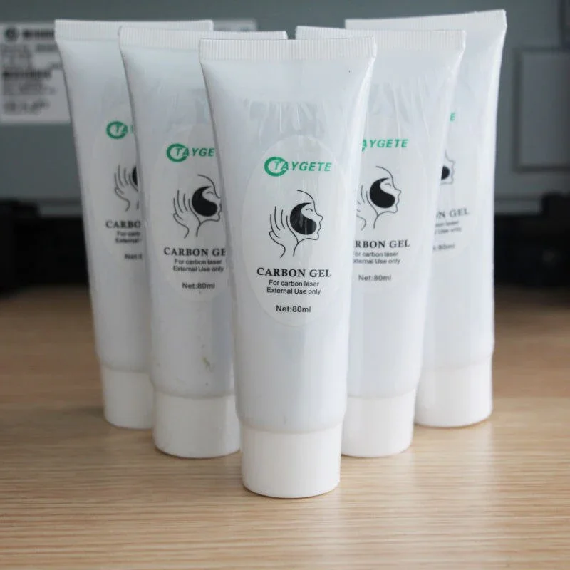 Soft Black Doll Treatment Carbon Gel Facial Nd Yag Cream Carbon Peeling Gel For Laser Carbon Bel 80 ml