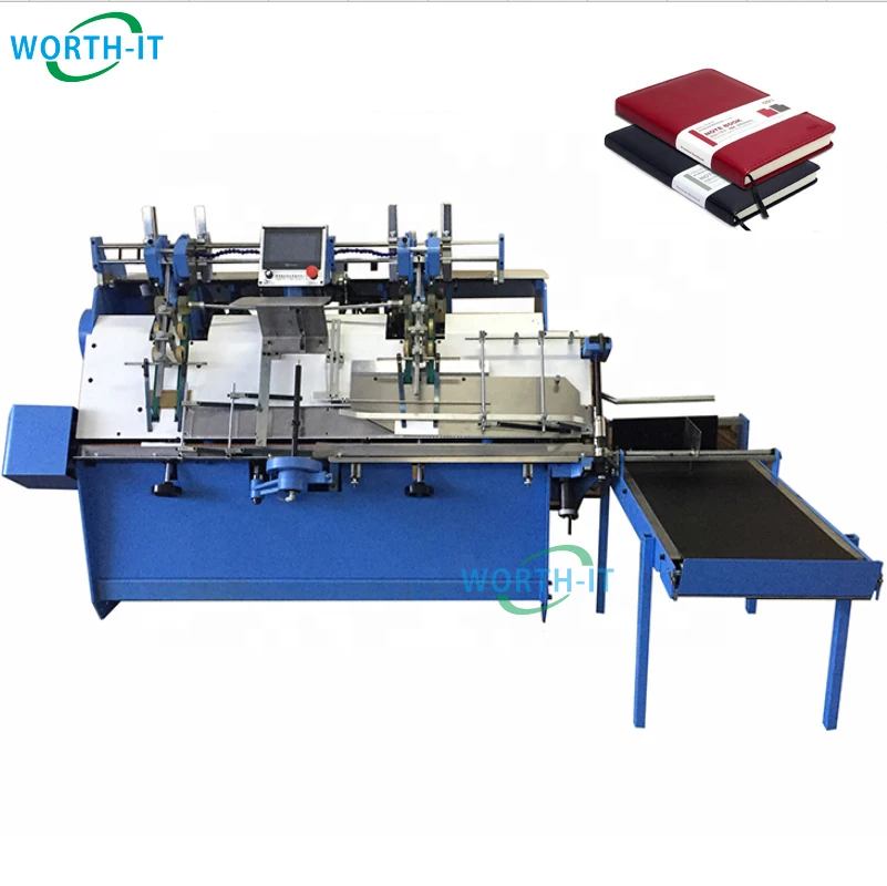 automatic book page gluing machine endpaper tipping machinery