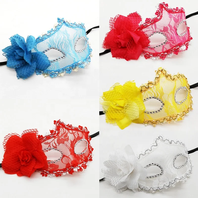 Flower Wedding Carnival Party Performance Costume hot sell christmas halloween party half face mask