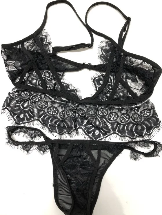 
PDEP Hot Transparent Costumes High quality Lace Mature womens panties sexy lingerie Underwear Sets 