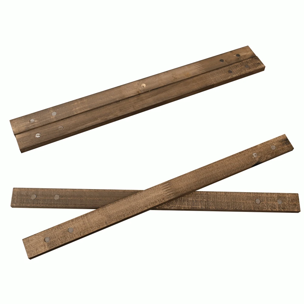  Custom Size Wall Hanging Wheathered Rustic Color Marupa Timber Magnet Frame Hanger for