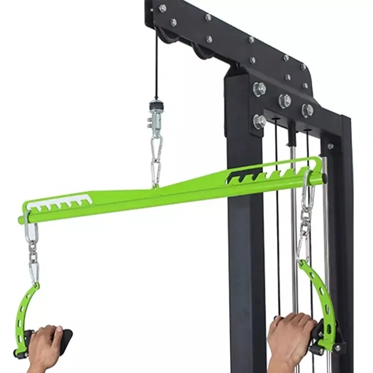 Home Gym Fitness Spreader Bar Multi-Grip Wide lat pull down bar neutral grip Long Bar for Cable Pulley System Machine T-bar Row